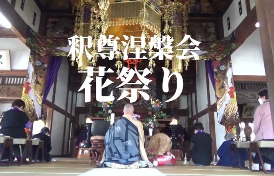 大洞山雲林寺釈尊涅槃会花祭り