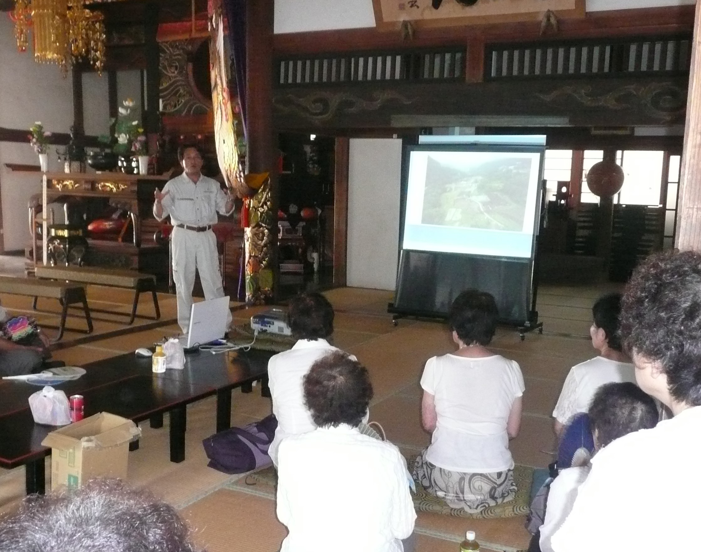 天明三年浅間山噴火物故者供養の日に伝える講習会