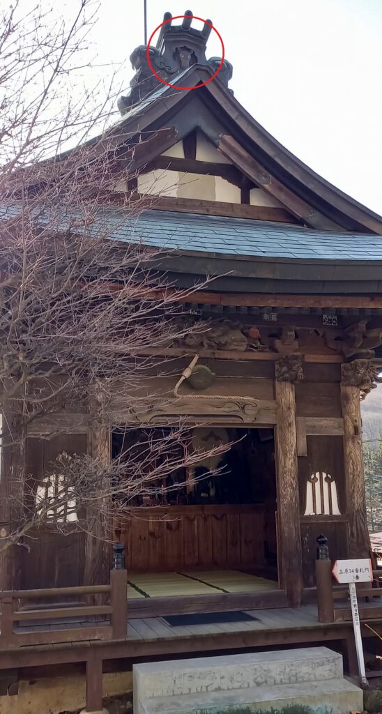 観音堂　雲林寺　馬　