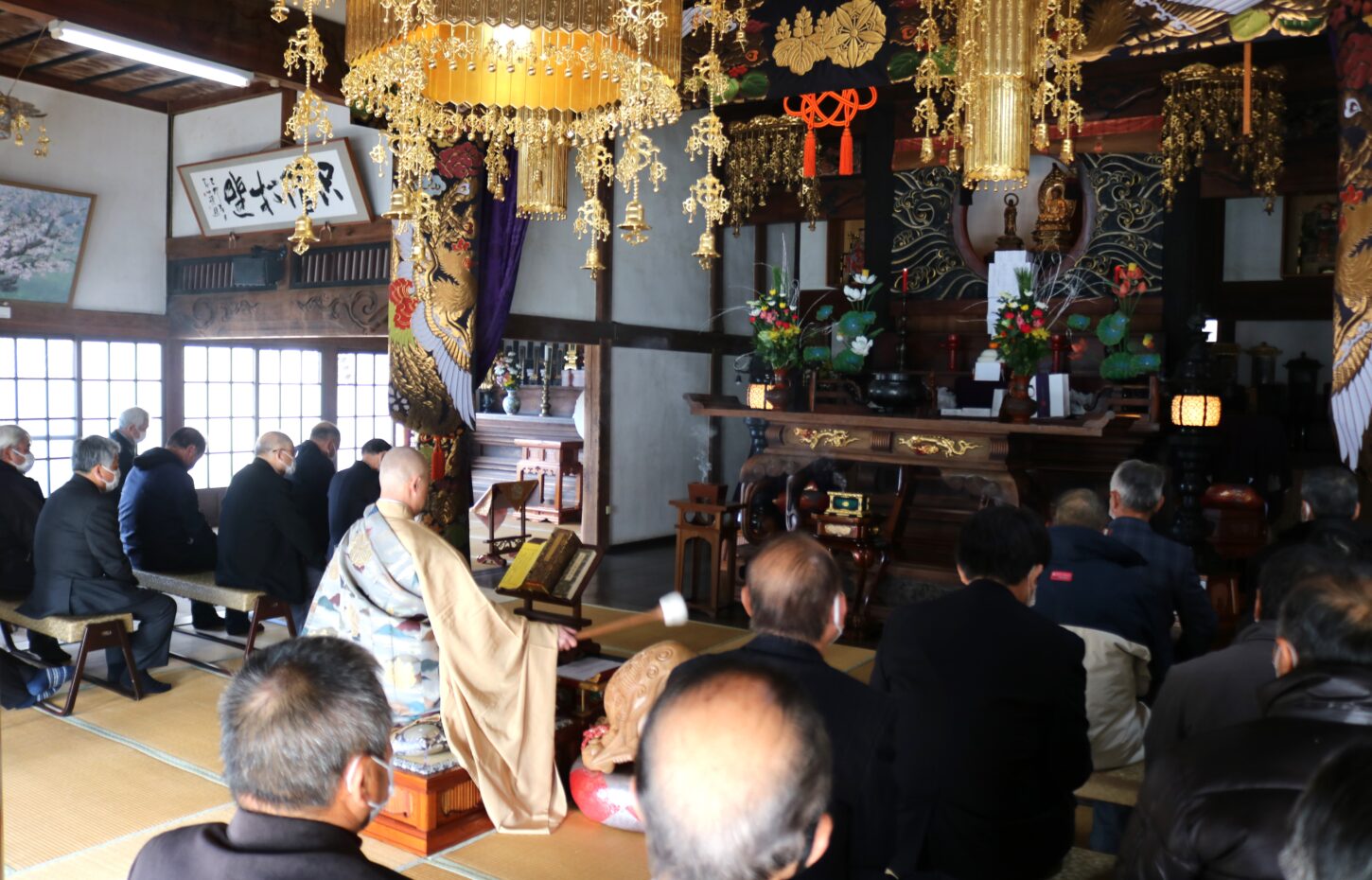 雲林寺新年祈祷会　令和五年