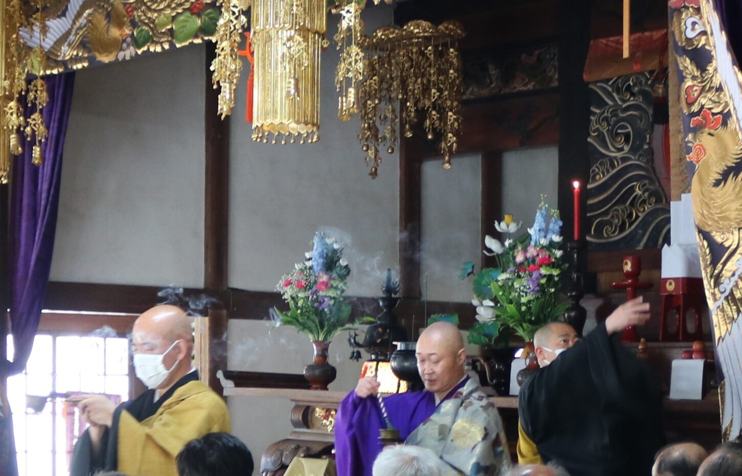 お坊さん　雲林寺　長野原