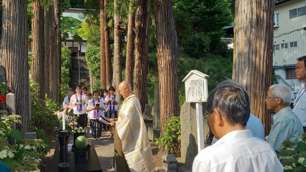 令和5年　天明供養　雲林寺　長野原