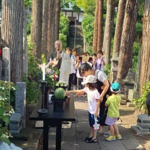 令和5年　天明供養　雲林寺　長野原