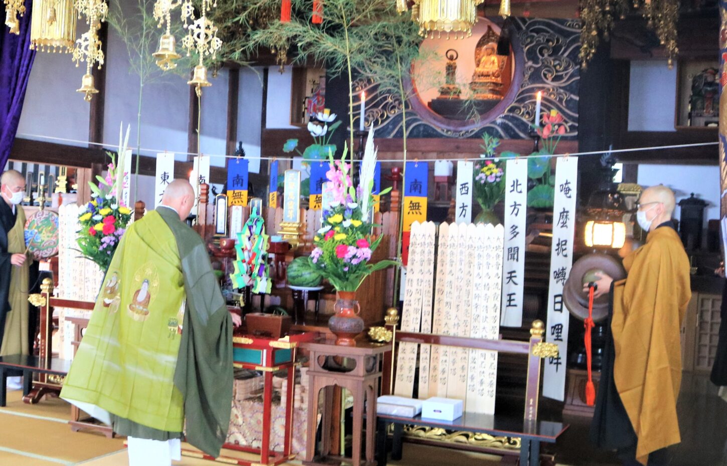 お盆　雲林寺　長野原