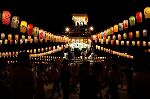 盆踊り　雲林寺　長野原