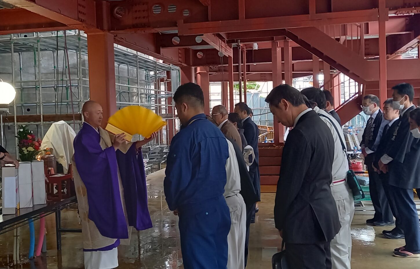 上棟式　雲林寺　長野原